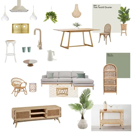 living, dining and kitchen Interior Design Mood Board by Chappii on Style Sourcebook