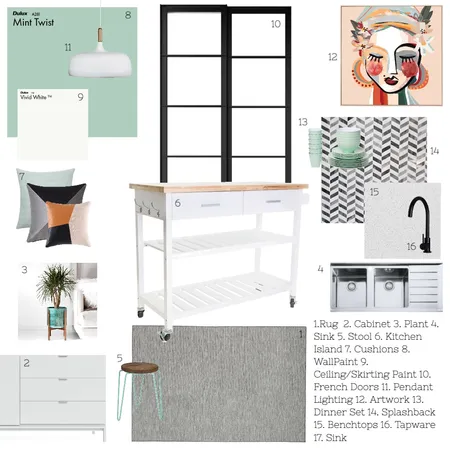Carries Kitchen Interior Design Mood Board by Raymond Doherty on Style Sourcebook