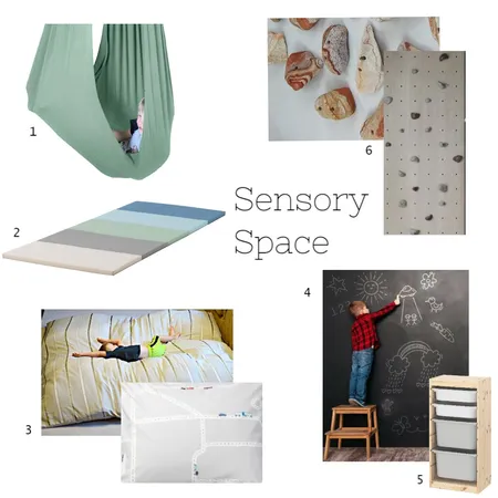 Sensory Space Sample Board Interior Design Mood Board by NDrakoDesigns on Style Sourcebook