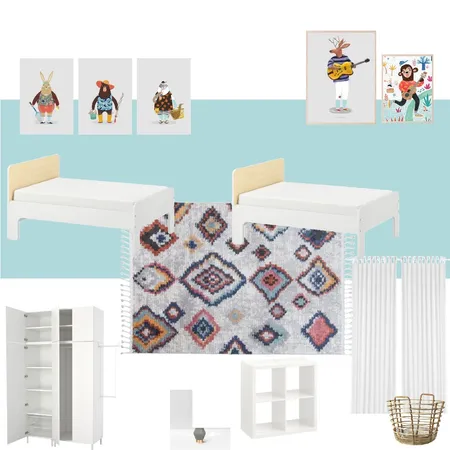boys bedroom Interior Design Mood Board by naamaetedgi on Style Sourcebook