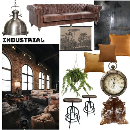 Industrial Interior Design Mood Board by NicoleGhirardelli on Style Sourcebook