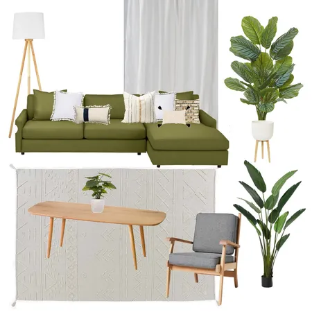 Sample Board #4 LIVING Room Interior Design Mood Board by Elani on Style Sourcebook