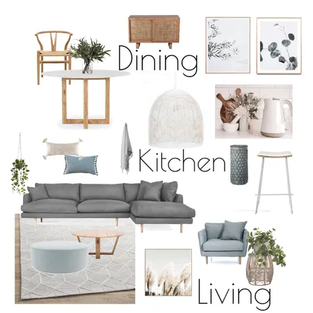Kitchen/Living/Dining Interior Design Mood Board by Hayley Scott on Style Sourcebook