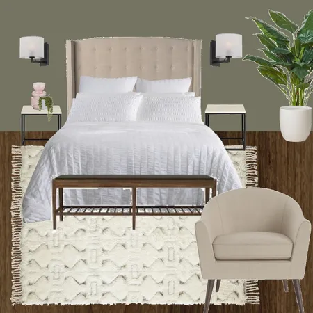 Sarah & Matt bedroom Interior Design Mood Board by mortimerandwhite on Style Sourcebook