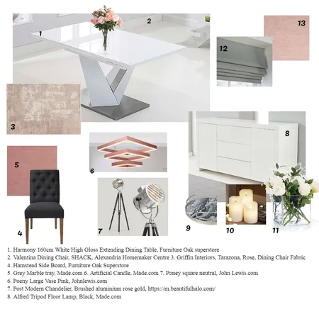 DINING ROOM Interior Design Mood Board by rupal1patel@hotmail.com on Style Sourcebook