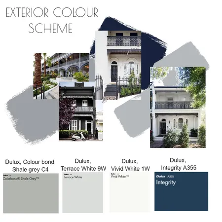 exterior colour scheme Interior Design Mood Board by Shaecarratello on Style Sourcebook