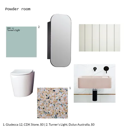 Powder room Interior Design Mood Board by kirris1 on Style Sourcebook