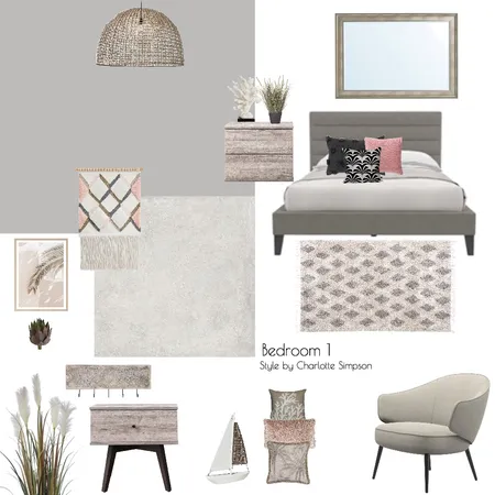 bedroom 1 Interior Design Mood Board by Charlotte Joanne simpson on Style Sourcebook