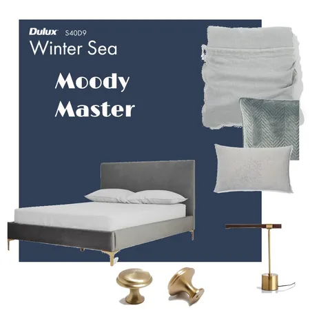 Moody Master Bedroom Interior Design Mood Board by RenoDD on Style Sourcebook