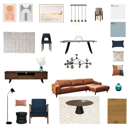 mid century living 2 Interior Design Mood Board by lwpea on Style Sourcebook