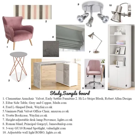 STUDY ROOM Interior Design Mood Board by rupal1patel@hotmail.com on Style Sourcebook