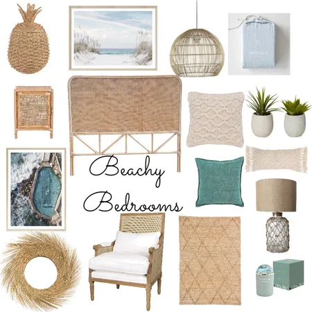 Beachy Bedrooms Interior Design Mood Board by Cathsstyle74 on Style Sourcebook