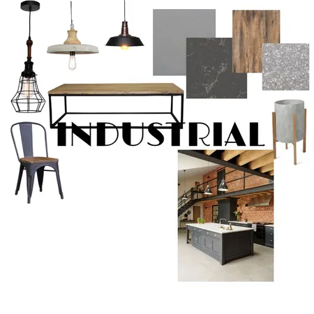 Industrial Interior Design Mood Board by Olivia Bevan on Style Sourcebook