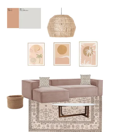 Pink Hue BOHO Interior Design Mood Board by MykanMalone on Style Sourcebook