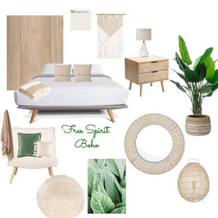 free spirit boho bedroom Interior Design Mood Board by turcxo on Style Sourcebook