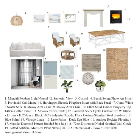Lliving Room Interior Design Mood Board by nejlailhan on Style Sourcebook
