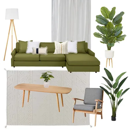 Sample Board #4 LIVING Room Interior Design Mood Board by Elani on Style Sourcebook