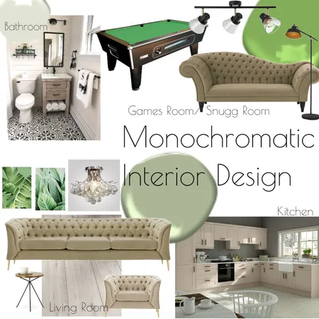 Monochromatic Interior Design Mood Board by MonAmiDezign on Style Sourcebook