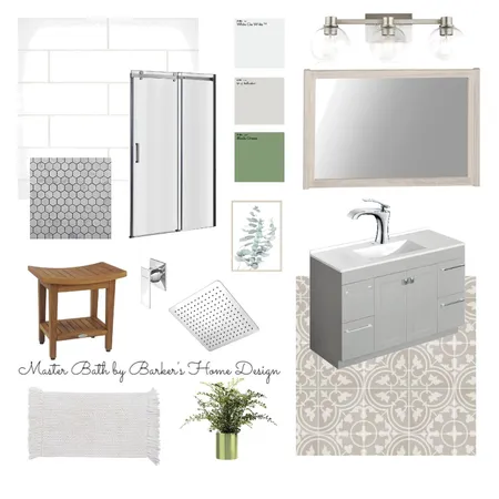 Master Bath Interior Design Mood Board by amykbarker on Style Sourcebook