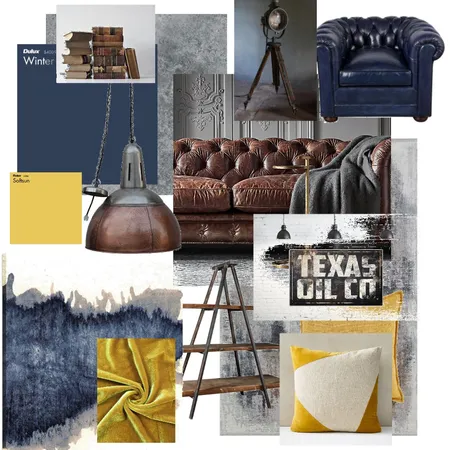 Industrial Living Room Interior Design Mood Board by Sorrythankyou79 on Style Sourcebook