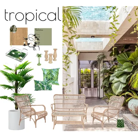 tropical 1 Interior Design Mood Board by tylakippin on Style Sourcebook