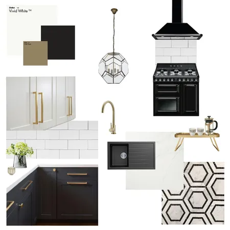 Art Deco Kitchen Interior Design Mood Board by noellainteriors on Style Sourcebook