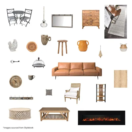 Rustic mood board Interior Design Mood Board by maddiebrown on Style Sourcebook