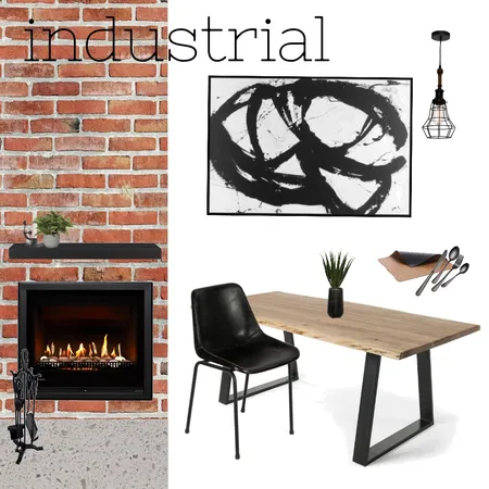 Industrial Interior Design Mood Board by tylakippin on Style Sourcebook