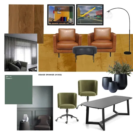Corporate Retro Look Interior Design Mood Board by rachtreeby@yahoo.com on Style Sourcebook
