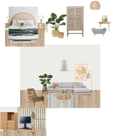 Bedroom Living room Interior Design Mood Board by Lidiia Boholiuk on Style Sourcebook