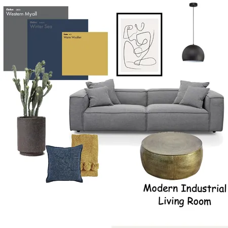 Modern Industrial Interior Design Mood Board by LABlock on Style Sourcebook
