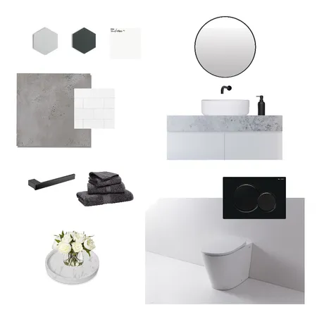Powder room Interior Design Mood Board by 16 Manor on Style Sourcebook