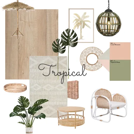 Tropical 2.0 Interior Design Mood Board by CatrinaLourenco on Style Sourcebook