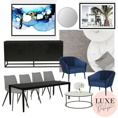 Contemporary Classic Style Interior Design Mood Board by Luxe Style Co. on Style Sourcebook