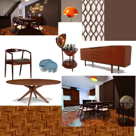 mid century dinning Interior Design Mood Board by marie riv on Style Sourcebook