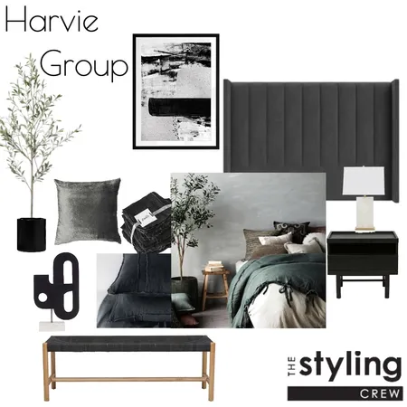 Harvie Group - bedroom Interior Design Mood Board by The Styling Crew on Style Sourcebook