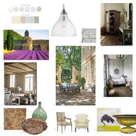 French Provincial Rustic Interior Design Mood Board by michelle@cmbar.net on Style Sourcebook