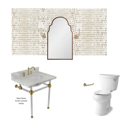 Snell Powder Room Interior Design Mood Board by Payton on Style Sourcebook