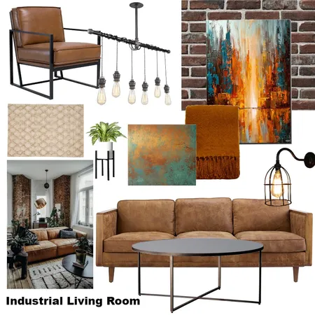 industrial Interior Design Mood Board by alexgumpita on Style Sourcebook