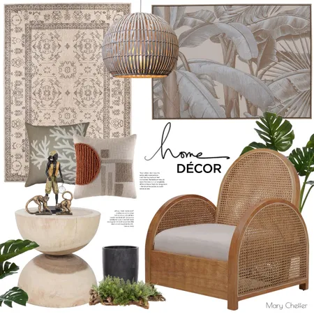 Natural Wicker, Rattan, & Wood Interior Design Mood Board by mcheffer on Style Sourcebook