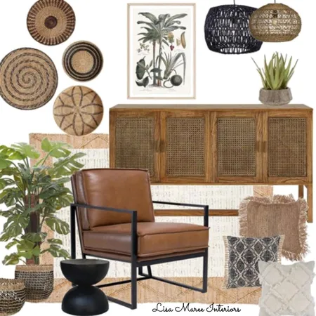 Boho Living Interior Design Mood Board by Lisa Maree Interiors on Style Sourcebook