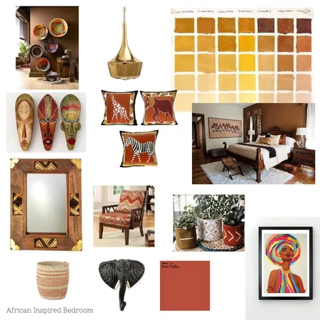 African bedroom Mood board Interior Design Mood Board by VictoriaPlum on Style Sourcebook