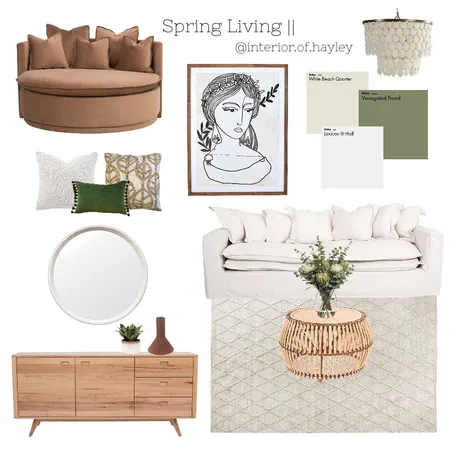 Spring Living 2 Interior Design Mood Board by Two Wildflowers on Style Sourcebook