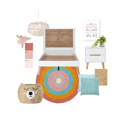 Little girls bedroom Interior Design Mood Board by Lucy cullingford on Style Sourcebook