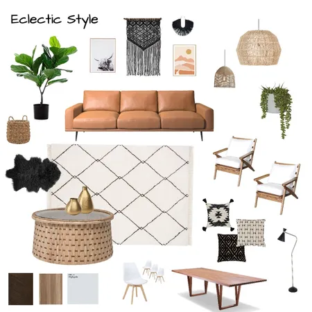 Eclectic Mood Board #1 Interior Design Mood Board by Moon Gemello on Style Sourcebook