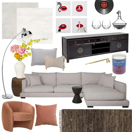 Rusty Rose Room Interior Design Mood Board by Holly Cobden on Style Sourcebook