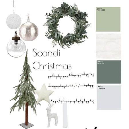 Scandi Xmas Interior Design Mood Board by Jessicaloielo on Style Sourcebook