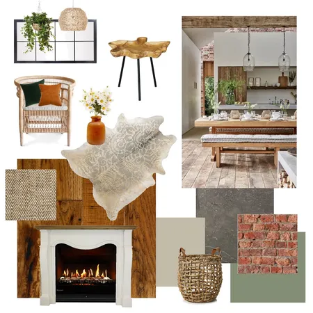 Modern Rustic Interior Design Mood Board by hollyschweitzer on Style Sourcebook