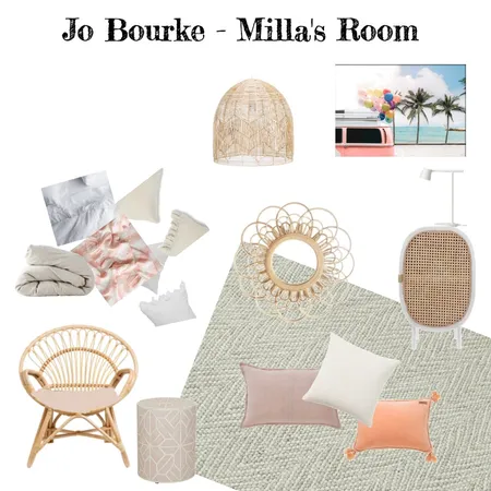 Jo Bourke - Milla's Room Interior Design Mood Board by BY. LAgOM on Style Sourcebook
