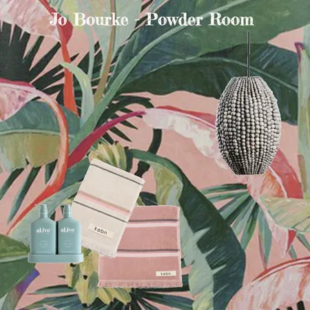 Jo Bourke - Powder Room Interior Design Mood Board by BY. LAgOM on Style Sourcebook
